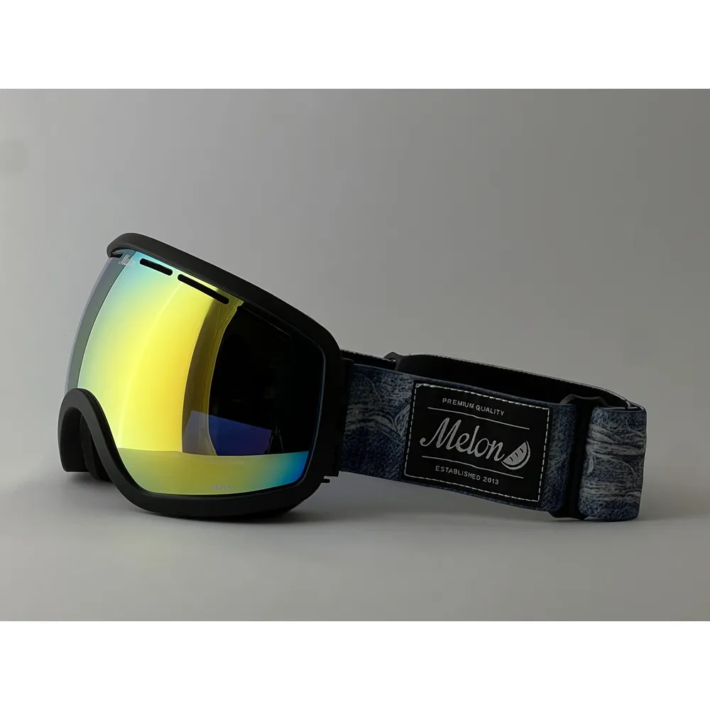 Маска Melon Optics Chief Black Gold Denim - СпортЦех СпортЦех - Маска Melon Optics Chief Black Gold Denim - СпортЦех