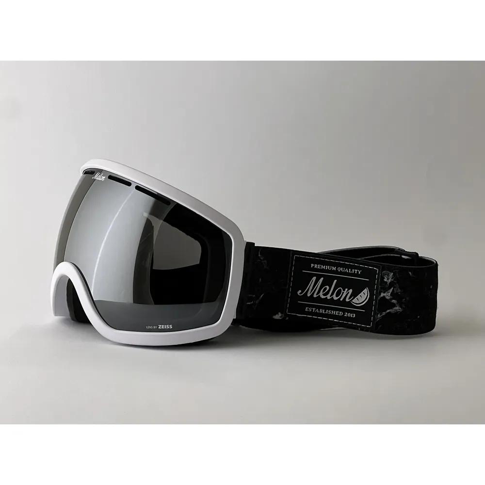 Маска Melon Optics Chief White Silver Marble - СпортЦех СпортЦех - Маска Melon Optics Chief White Silver Marble - СпортЦех