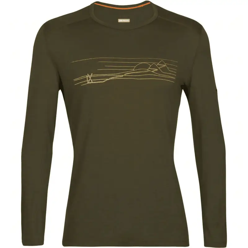 Термофутболка Icebreaker Merino 200 Oasis Long Sleeve Crewe Ski Stripes - СпортЦех СпортЦех - Термофутболка Icebreaker Merino 200 Oasis Long Sleeve Crewe Ski Stripes - СпортЦех