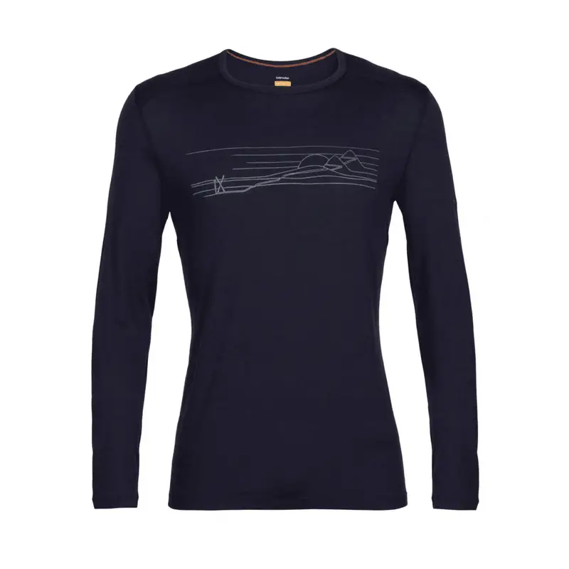 Термофутболка Icebreaker Merino 200 Oasis Long Sleeve Crewe Ski Stripes - СпортЦех СпортЦех - Термофутболка Icebreaker Merino 200 Oasis Long Sleeve Crewe Ski Stripes - СпортЦех