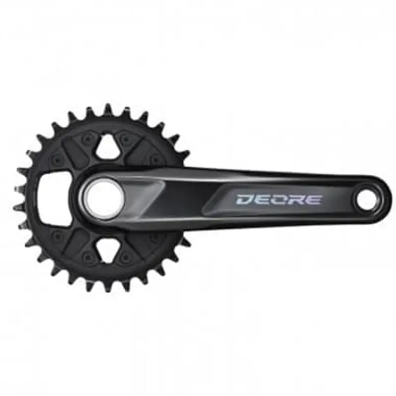 Шатуни SHIMANO FC-M6100-1 DEORE, інтегрована вісь, 175мм, 30T, без каретки - СпортЦех СпортЦех - Шатуни SHIMANO FC-M6100-1 DEORE, інтегрована вісь, 175мм, 30T, без каретки - СпортЦех
