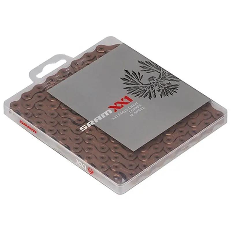 Ланцюг SRAM XX1 Eagle 12 швидкостей 126 ланок Copper + замок PowerLock - СпортЦех СпортЦех - Ланцюг SRAM XX1 Eagle 12 швидкостей 126 ланок Copper + замок PowerLock - СпортЦех