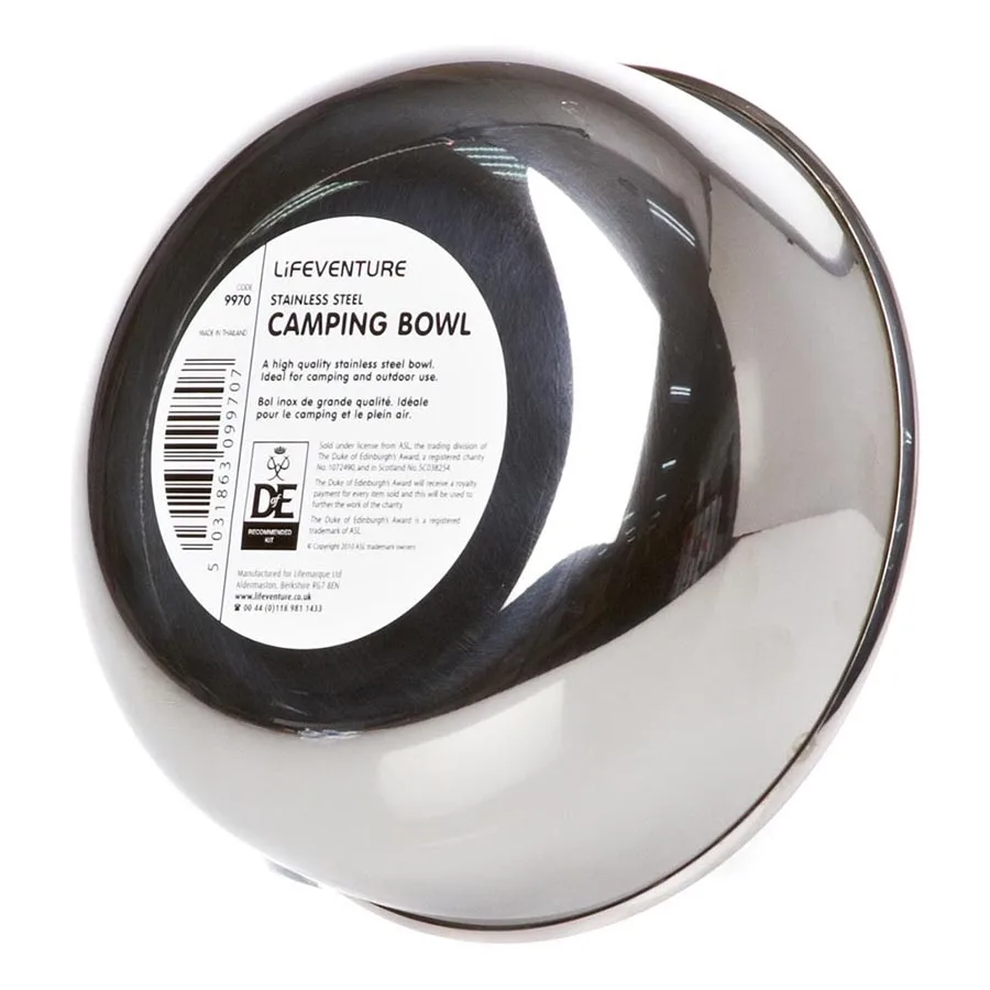 Lifeventure тарілка SS Camping Bowl - СпортЦех СпортЦех - Lifeventure тарілка SS Camping Bowl - СпортЦех