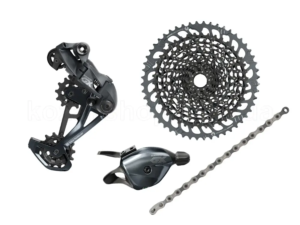 Групсет SRAM GX Eagle DUB Lunar 12шв 170 BOOST 32t XG-1275 10-52t - СпортЦех СпортЦех - Групсет SRAM GX Eagle DUB Lunar 12шв 170 BOOST 32t XG-1275 10-52t - СпортЦех