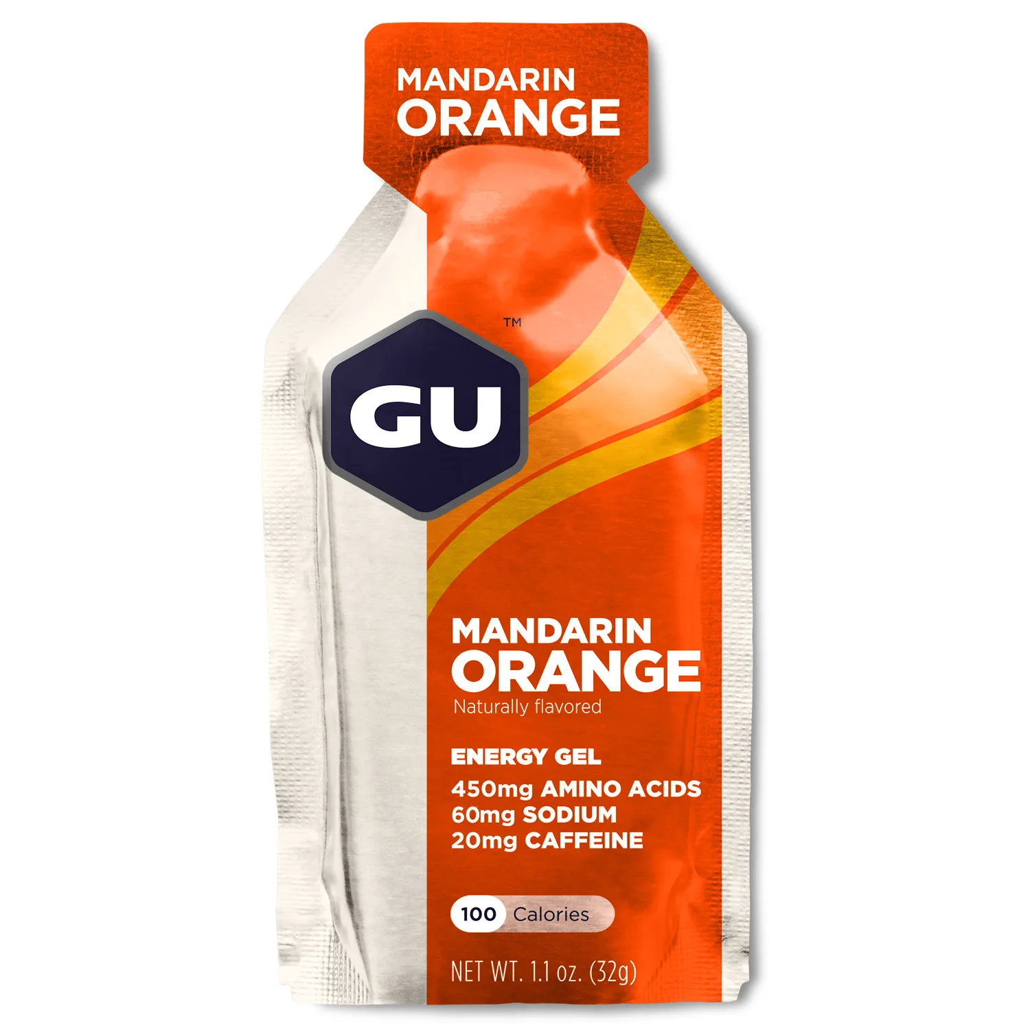 Енергетичний гель GU Energy Mandarin Orange, 32 г (20 мг кофеїну) - СпортЦех СпортЦех - Енергетичний гель GU Energy Mandarin Orange, 32 г (20 мг кофеїну) - СпортЦех