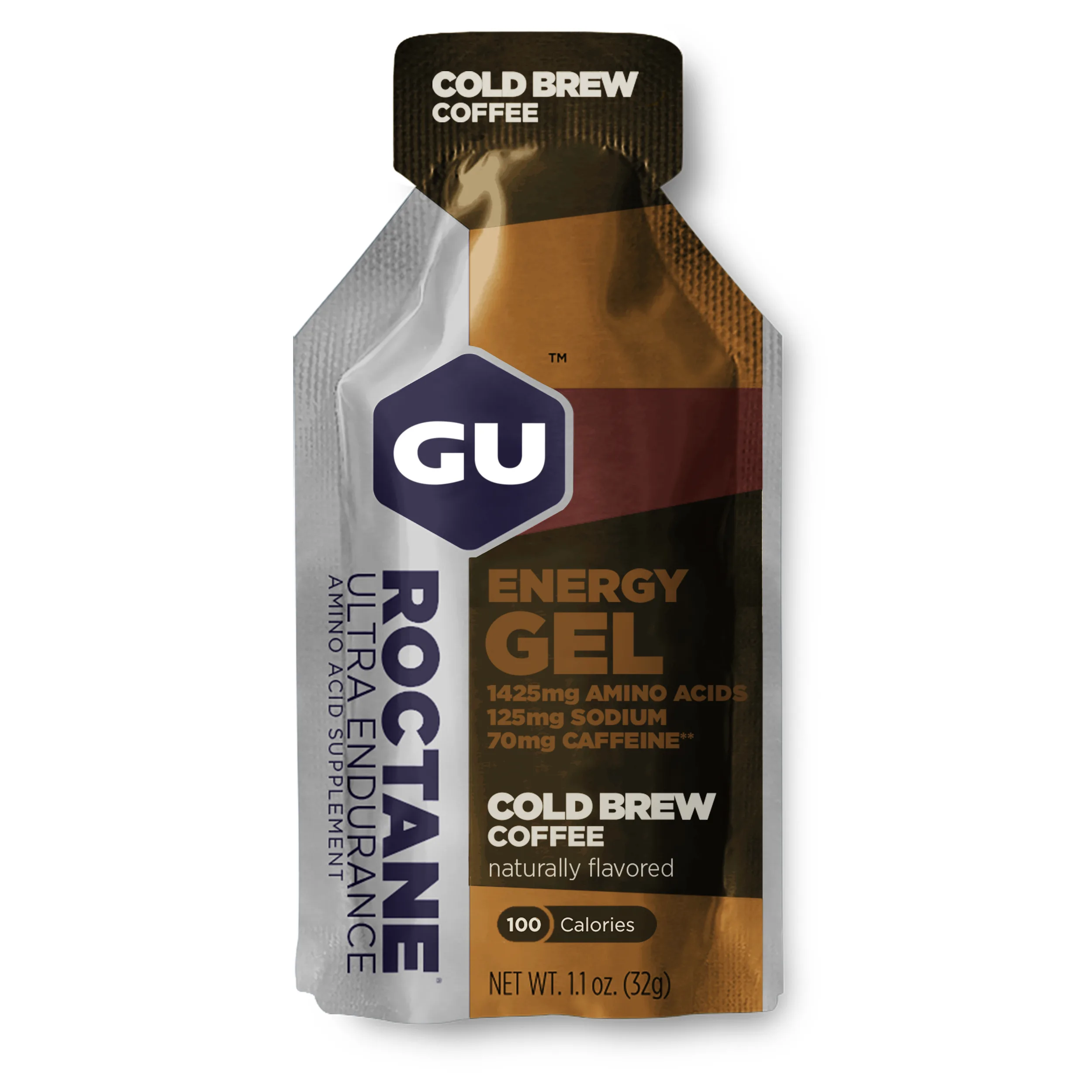 Енергетичний гель GU Energy ROCTANE Ultra Endurance Cold Brew Coffee, 32 г (70 мг кофеїну) - СпортЦех СпортЦех - Енергетичний гель GU Energy ROCTANE Ultra Endurance Cold Brew Coffee, 32 г (70 мг кофеїну) - СпортЦех