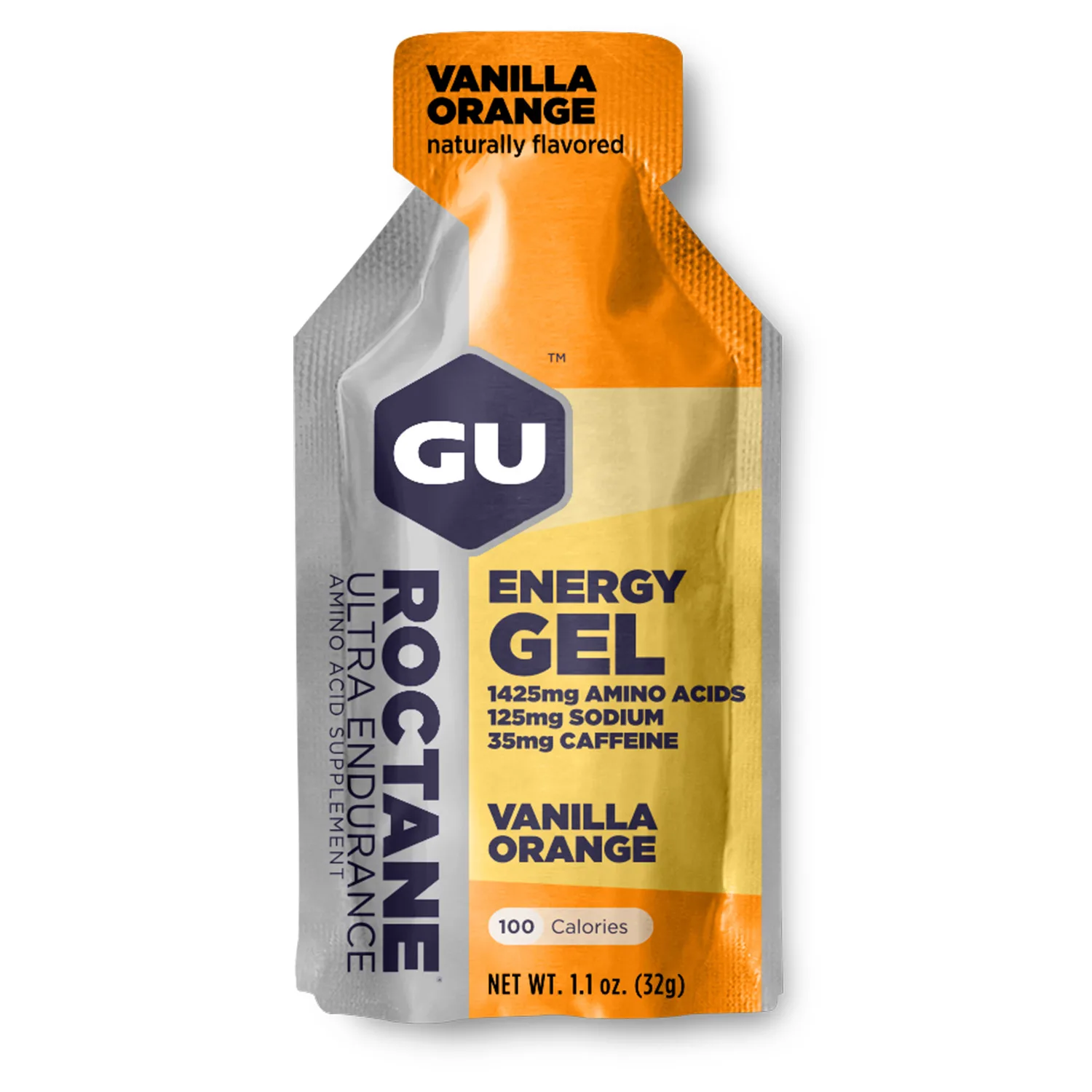Енергетичний гель GU Energy ROCTANE Ultra Endurance Vanilla Orange, 32 г (35 мг кофеїну) - СпортЦех СпортЦех - Енергетичний гель GU Energy ROCTANE Ultra Endurance Vanilla Orange, 32 г (35 мг кофеїну) - СпортЦех