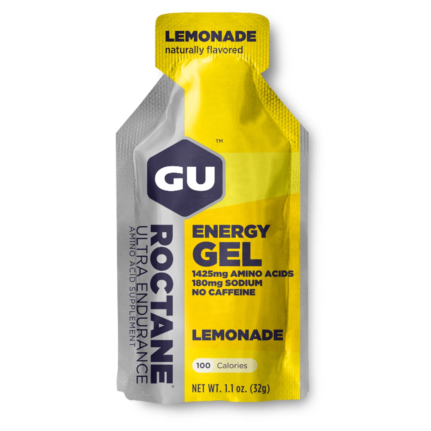 Енергетичний гель GU Energy ROCTANE Ultra Endurance Lemonade, 32 г - СпортЦех СпортЦех - Енергетичний гель GU Energy ROCTANE Ultra Endurance Lemonade, 32 г - СпортЦех
