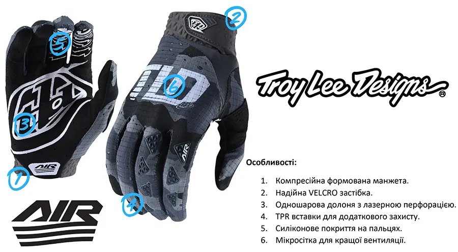 Вело Рукавички TLD AIR GLOVE – SLIME HANDS - СпортЦех СпортЦех - Вело Рукавички TLD AIR GLOVE – SLIME HANDS - СпортЦех