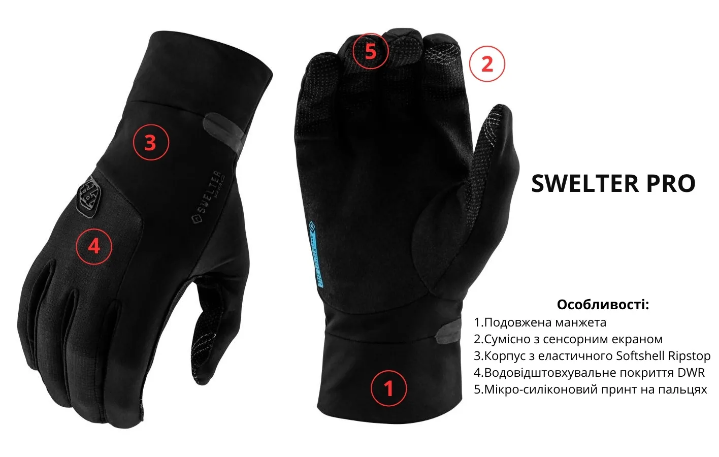 Рукавички TLD SWELTER PRO GLOVE MONO - СпортЦех СпортЦех - Рукавички TLD SWELTER PRO GLOVE MONO - СпортЦех