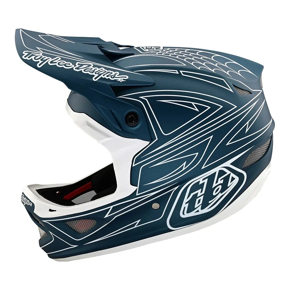 Вело шолом TLD D3 FIBERLITE HELMET SpiderStripe - СпортЦех СпортЦех - Вело шолом TLD D3 FIBERLITE HELMET SpiderStripe - СпортЦех