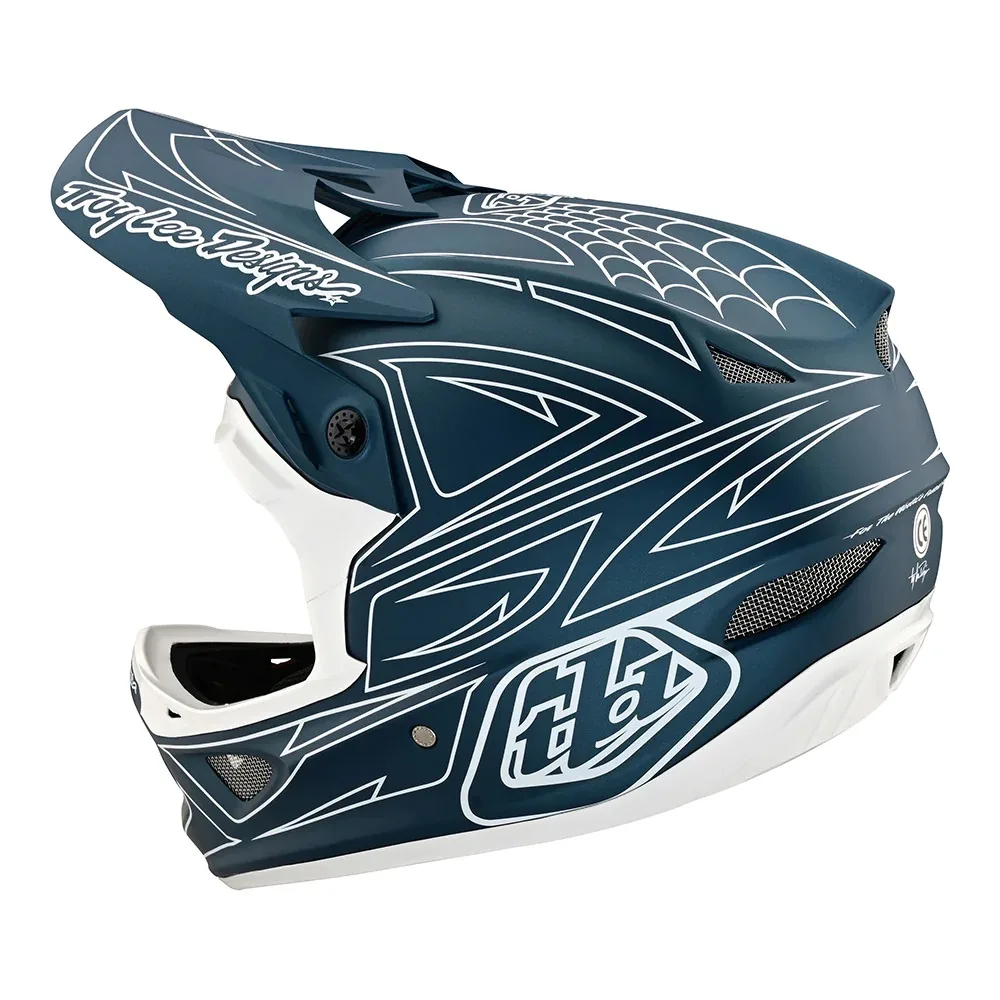 Вело шолом TLD D3 FIBERLITE HELMET SpiderStripe - СпортЦех СпортЦех - Вело шолом TLD D3 FIBERLITE HELMET SpiderStripe - СпортЦех