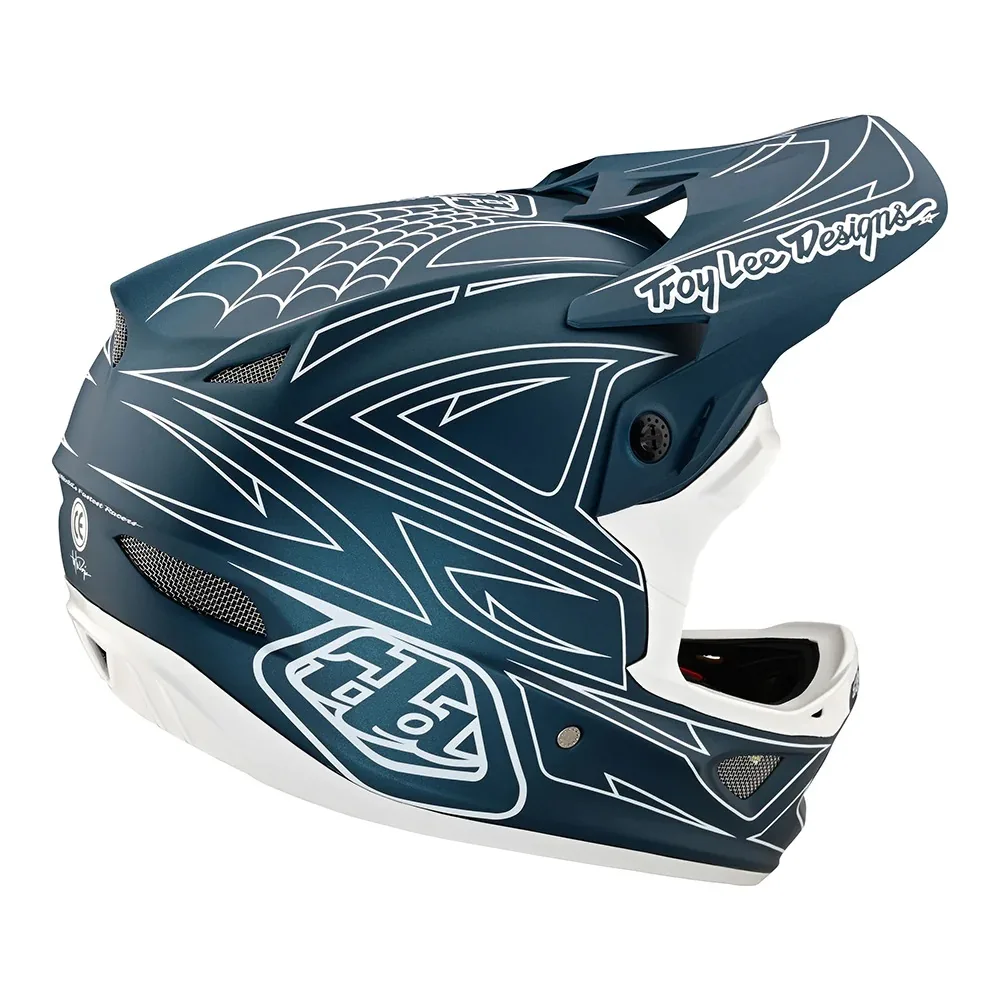 Вело шолом TLD D3 FIBERLITE HELMET SpiderStripe - СпортЦех СпортЦех - Вело шолом TLD D3 FIBERLITE HELMET SpiderStripe - СпортЦех