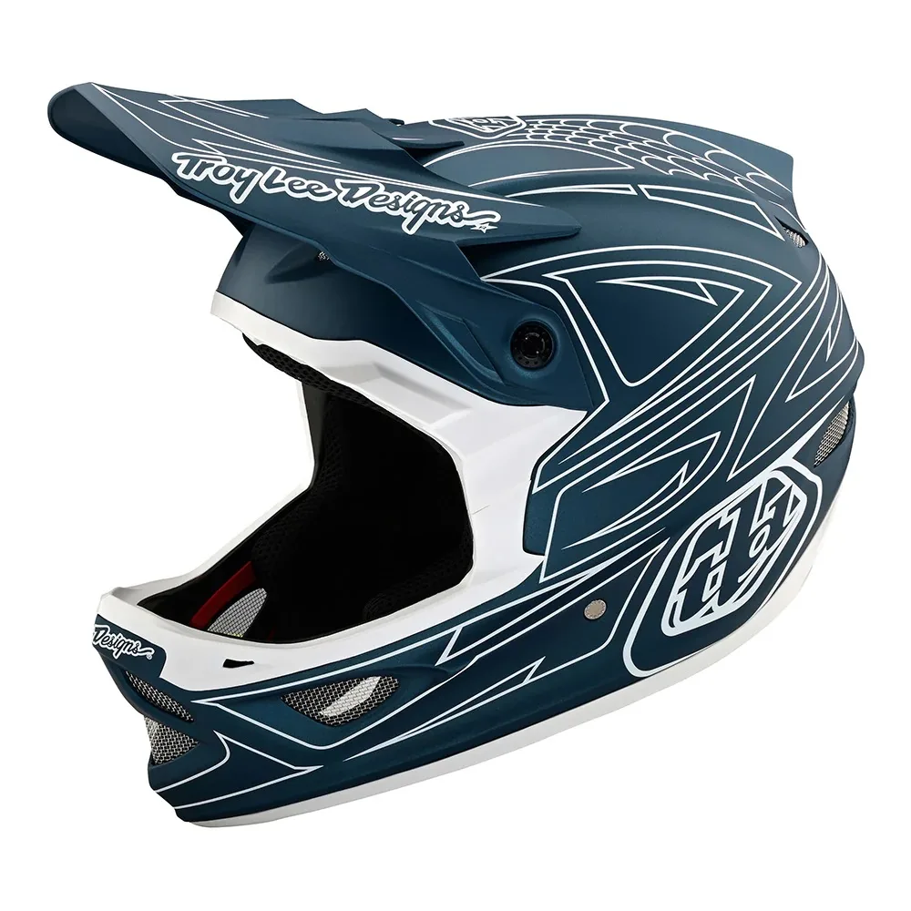 Вело шолом TLD D3 FIBERLITE HELMET SpiderStripe - СпортЦех СпортЦех - Вело шолом TLD D3 FIBERLITE HELMET SpiderStripe - СпортЦех