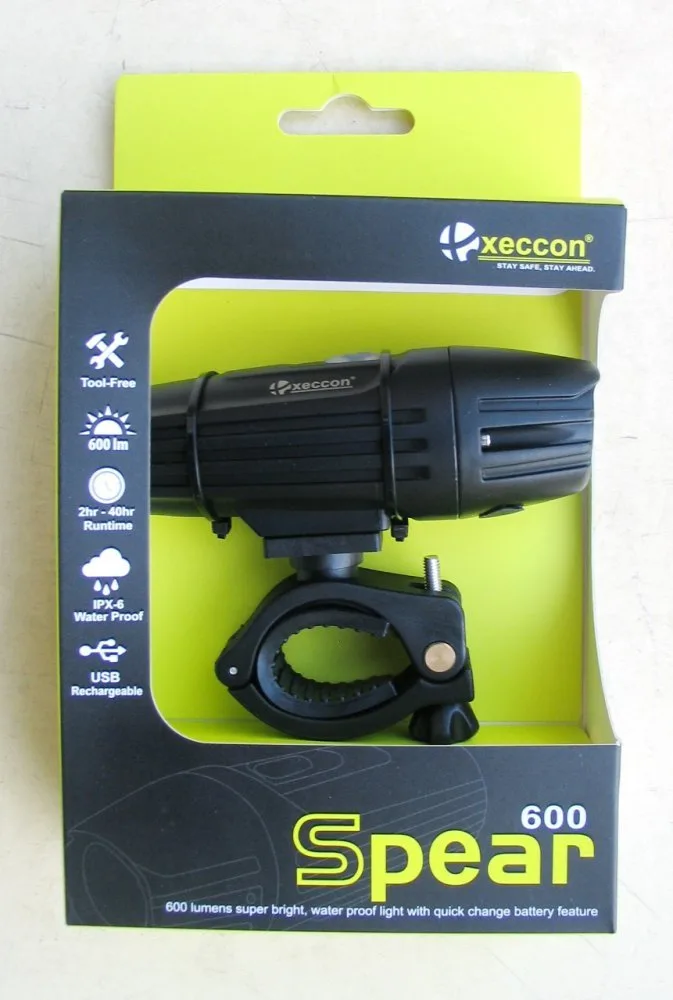 Вело фара Xeccon Spear 600 USB - СпортЦех СпортЦех - Вело фара Xeccon Spear 600 USB - СпортЦех