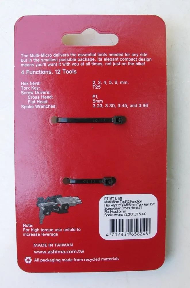 Ключи для велосипеда Ashima Rite Toolz Multi Micro Tool - СпортЦех СпортЦех - Ключи для велосипеда Ashima Rite Toolz Multi Micro Tool - СпортЦех