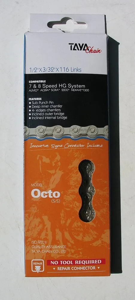 Ланцюг TAYA OCTO Chain – 7/8sp - СпортЦех СпортЦех - Ланцюг TAYA OCTO Chain – 7/8sp - СпортЦех